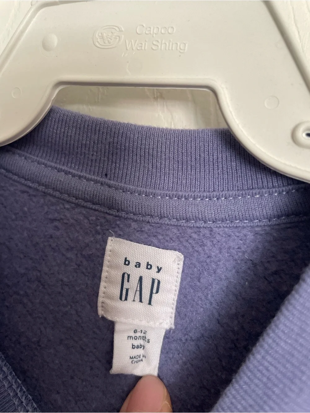 GAP Baby 6-12 Months Bluey Lavender Pullover Sweatshirt and Sweatpants Set